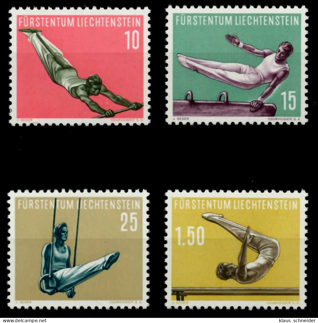 LIECHTENSTEIN 1957 Nr 353-356 Postfrisch X707F8A - Nuovi