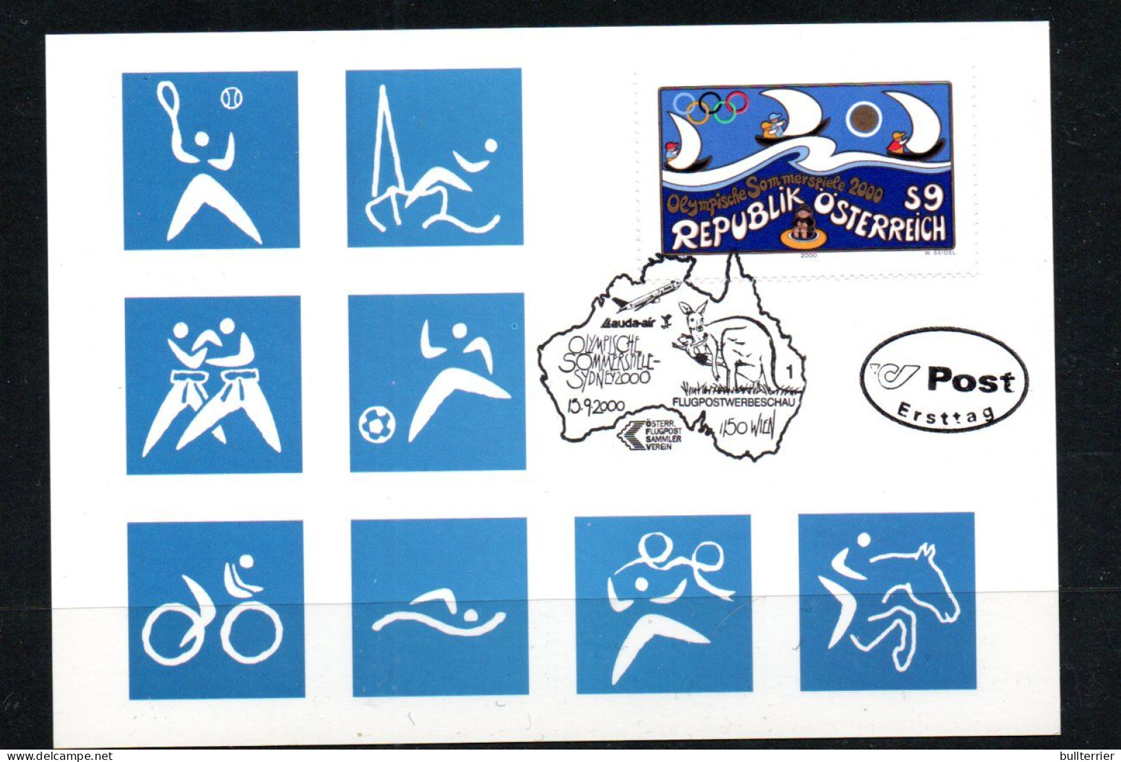 OLYMPICS - Austria - 2000 - Sydney Maxi Card - Sommer 2000: Sydney