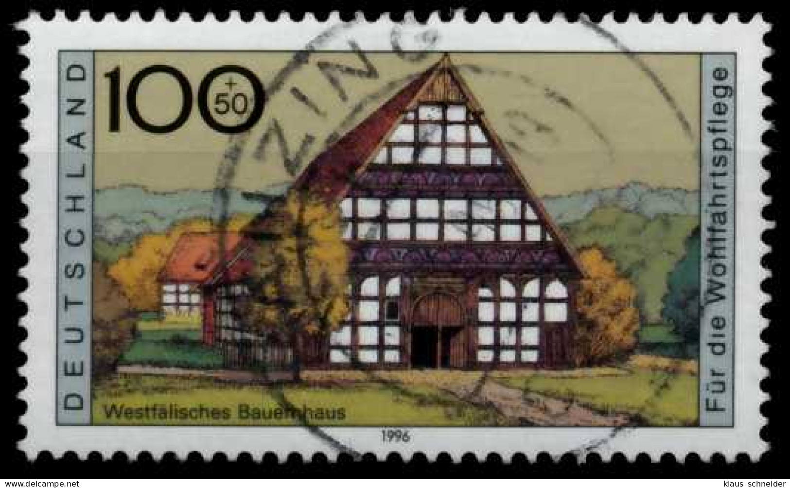 BRD 1996 Nr 1886 Zentrisch Gestempelt X72E992 - Used Stamps