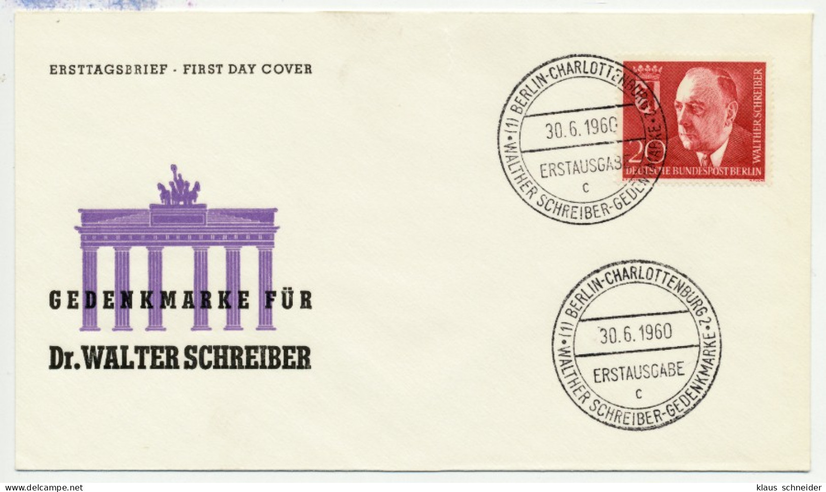 BERLIN Nr 192 BRIEF FDC X73678A - Otros & Sin Clasificación