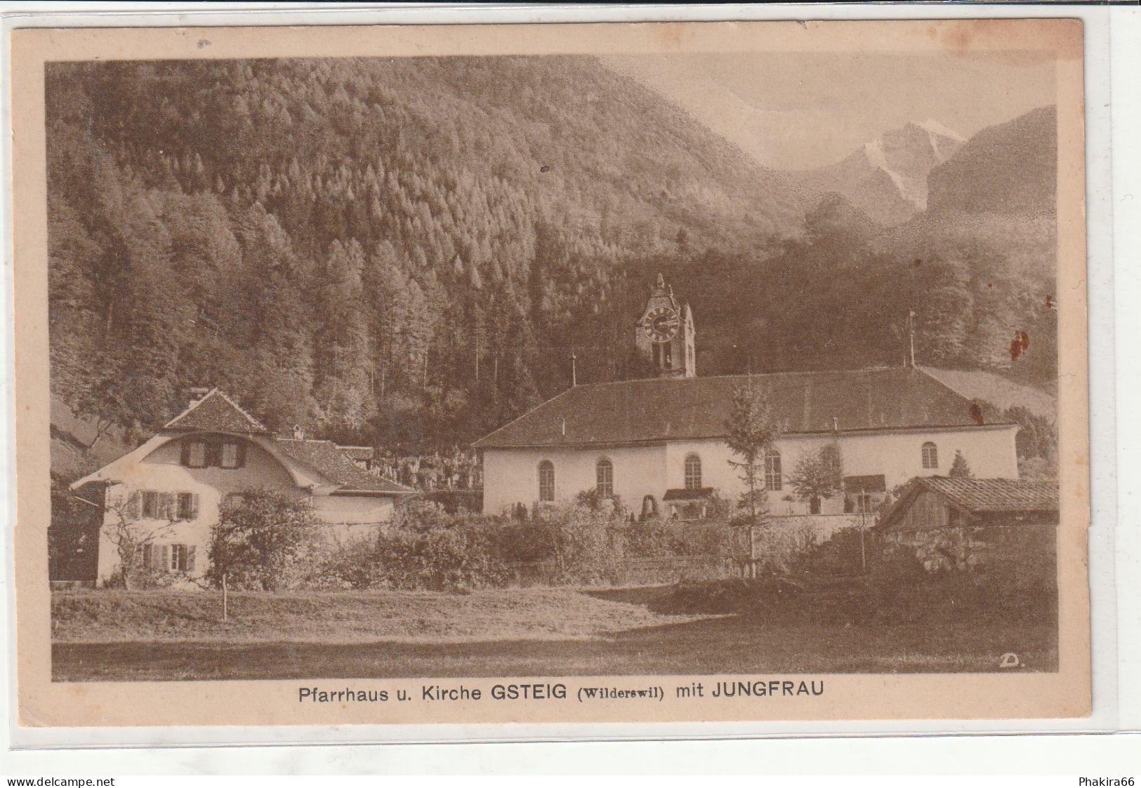 PFARHAUS UND KIRCHE GSTEIG - Wilderswil