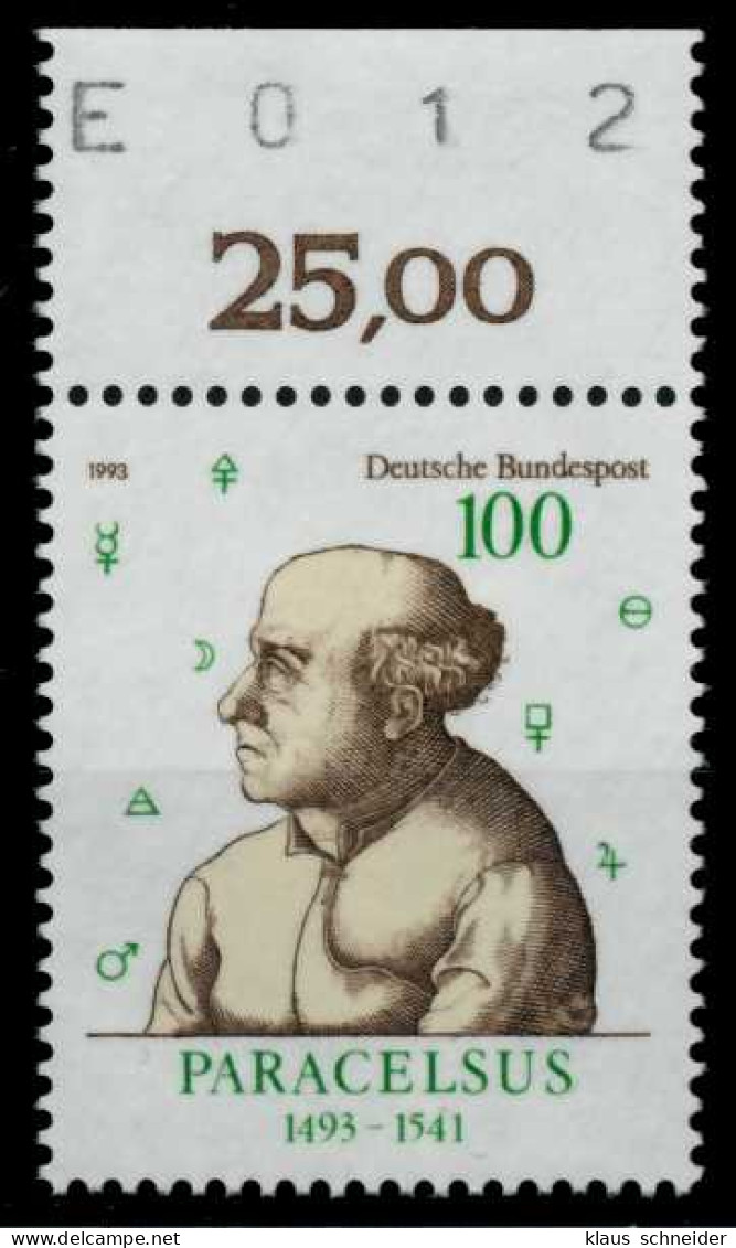BRD 1993 Nr 1704 Postfrisch ORA X7728A2 - Unused Stamps