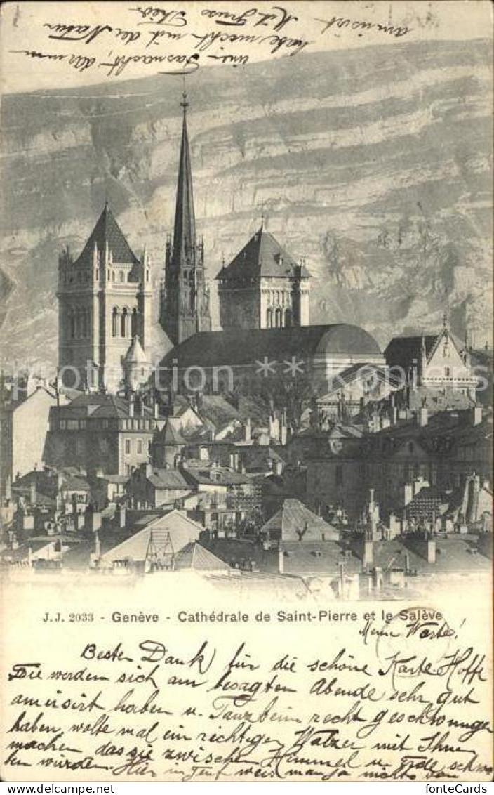 12476261 Geneve GE Kathedrale Saint Pierre Saleve Geneve - Sonstige & Ohne Zuordnung
