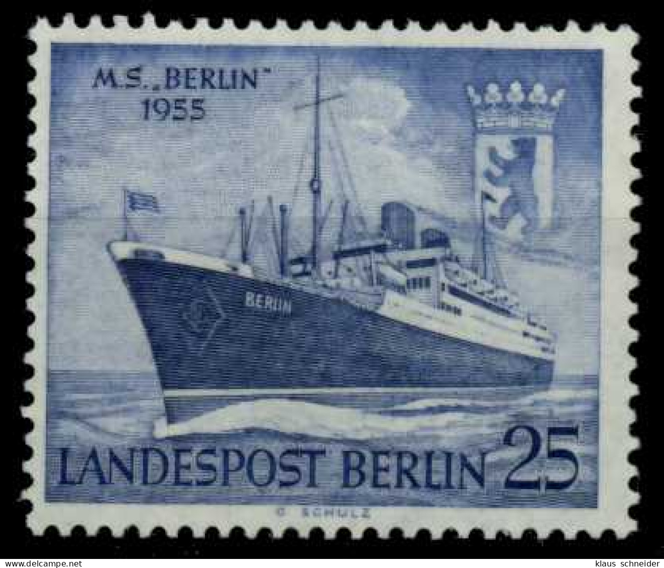 BERLIN 1955 Nr 127 Postfrisch X79D7D6 - Unused Stamps