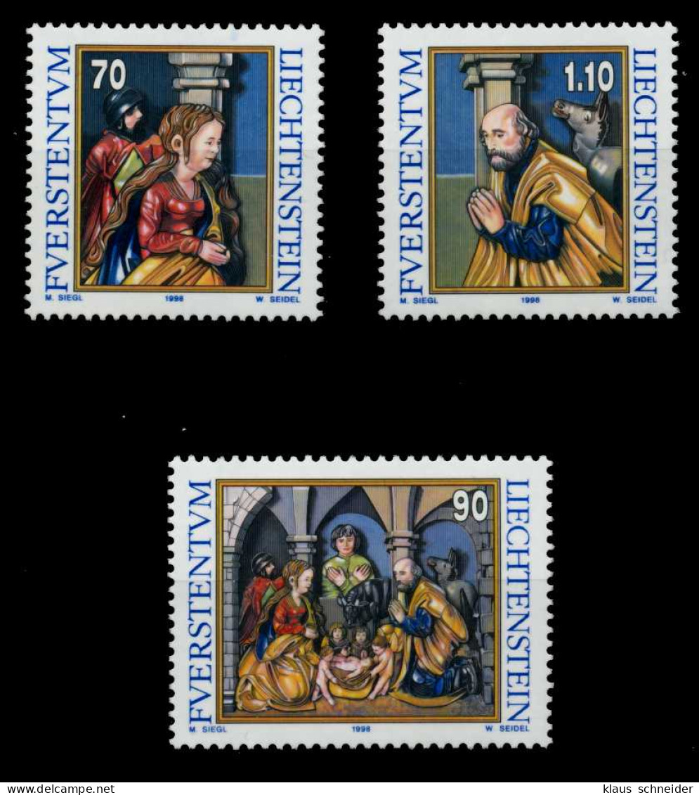 LIECHTENSTEIN 1998 Nr 1183-1185 Postfrisch S5455B2 - Unused Stamps