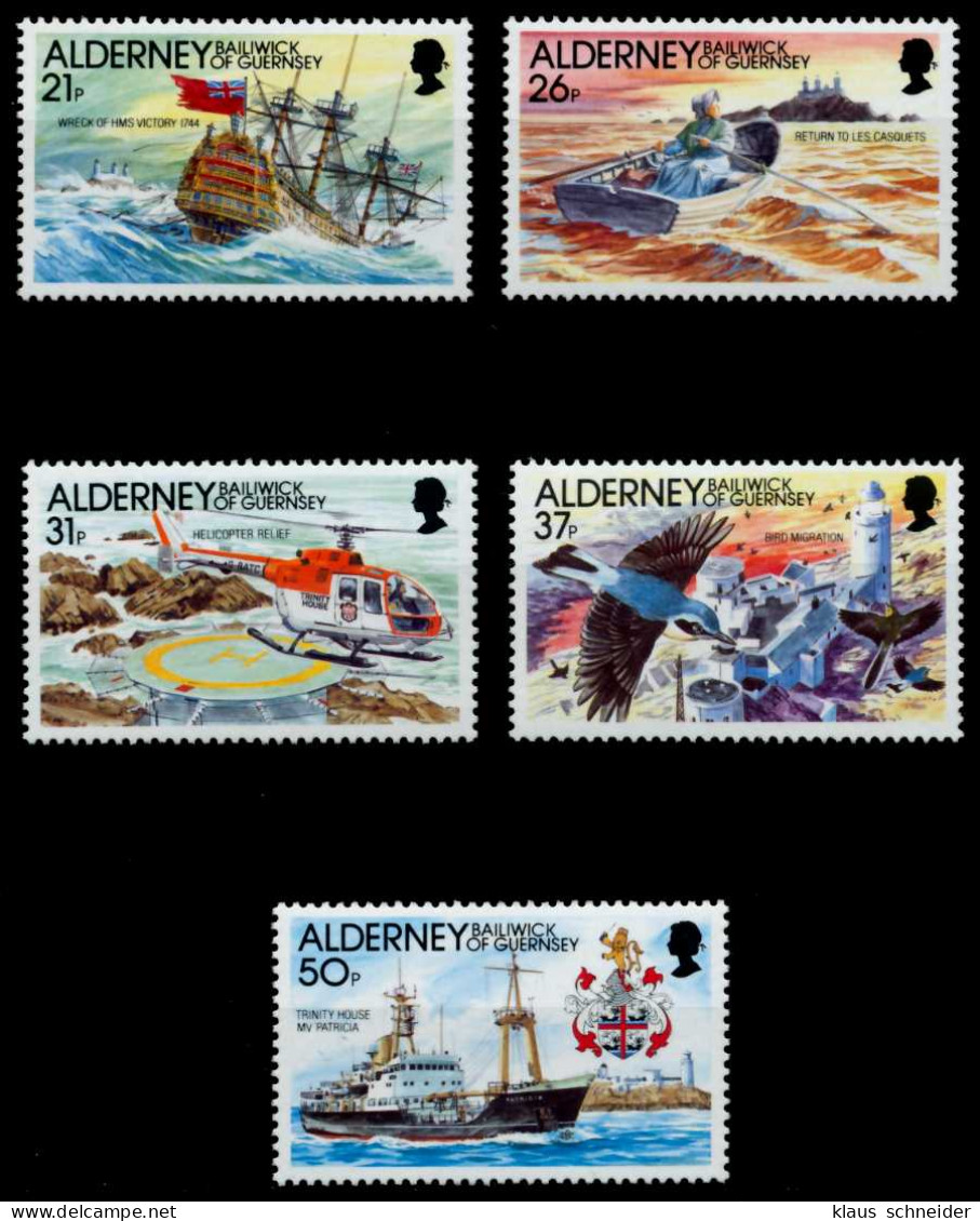 ALDERNEY Nr 49-53 Postfrisch S00B1B2 - Alderney