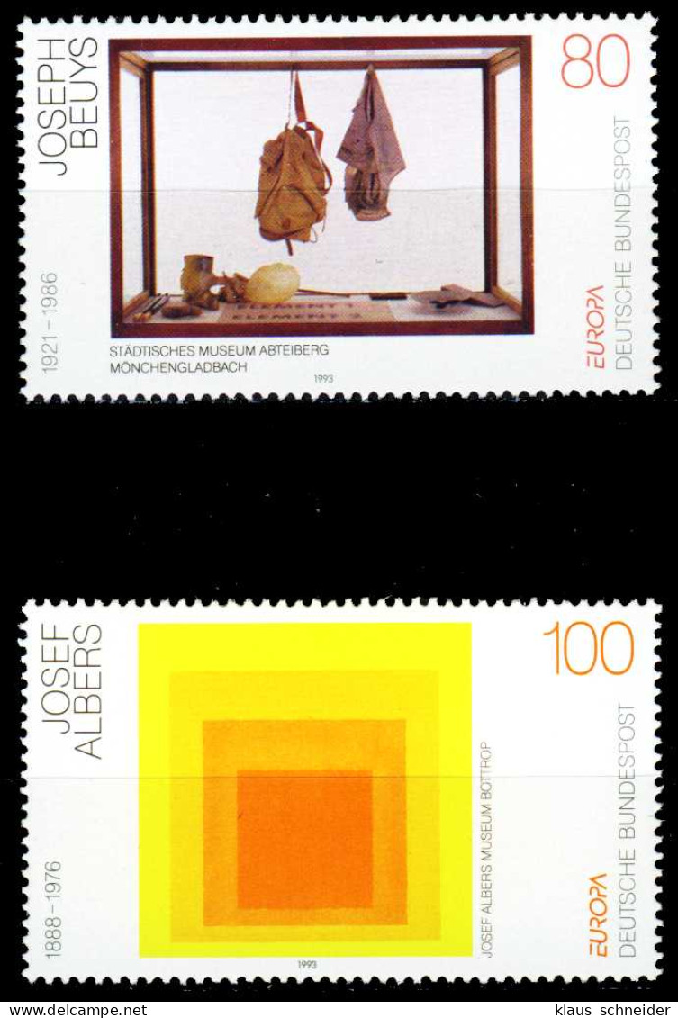 BRD BUND 1993 Nr 1673-1674 Postfrisch S5860AA - Unused Stamps