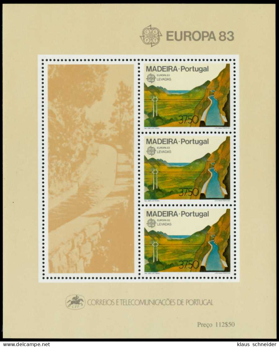 MADEIRA Block 4 Postfrisch S00E0B2 - Madeira