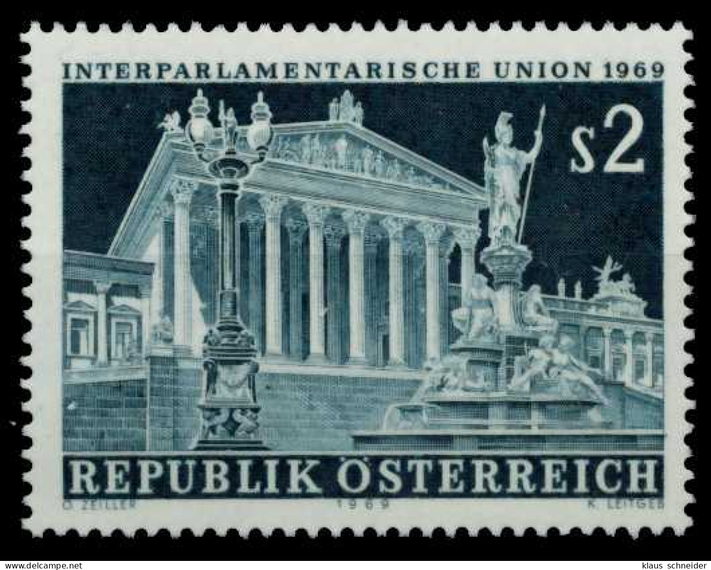 ÖSTERREICH 1969 Nr 1290 Postfrisch S58F74E - Unused Stamps