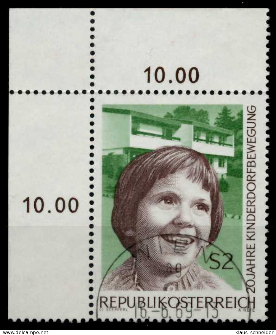 ÖSTERREICH 1969 Nr 1304 Zentrisch Gestempelt ECKE-OLI X7E34D2 - Used Stamps
