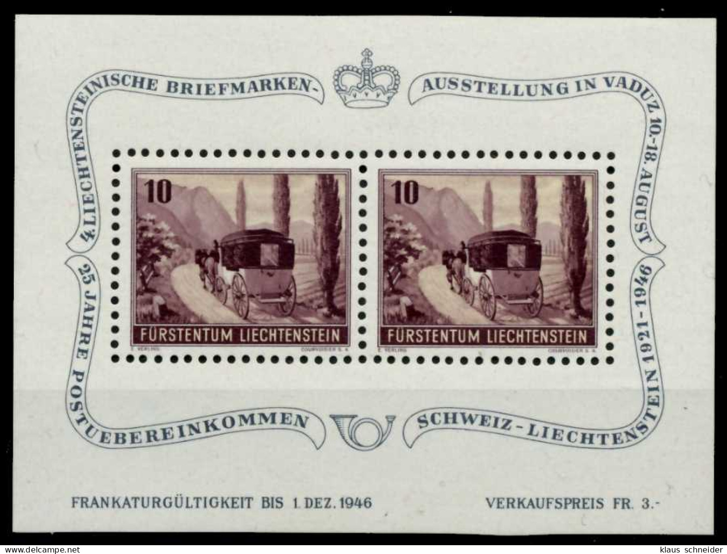 LIECHTENSTEIN BLOCK KLEINBOGEN Block 4 Postfrisch X7EF39E - Blocks & Kleinbögen