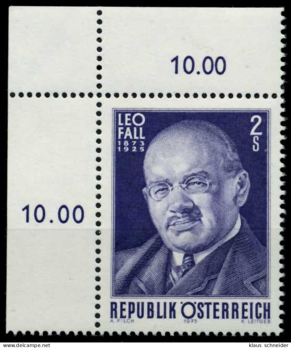 ÖSTERREICH 1975 Nr 1492 Postfrisch ECKE-OLI X805502 - Nuovi