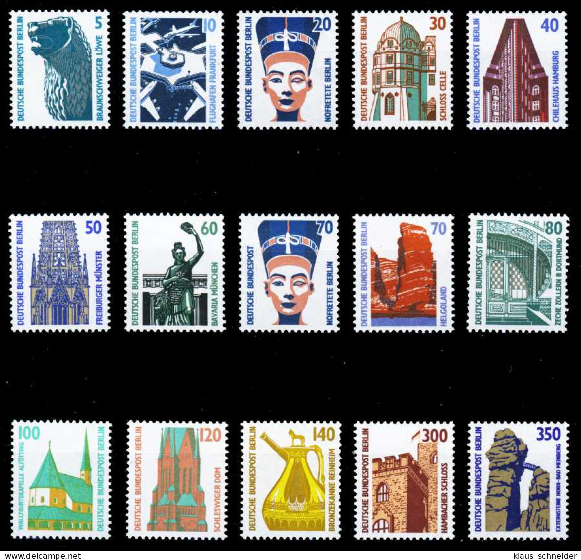 BERLIN DS SEHENSW Nr 793-874 Postfrisch S5F7D1E - Unused Stamps