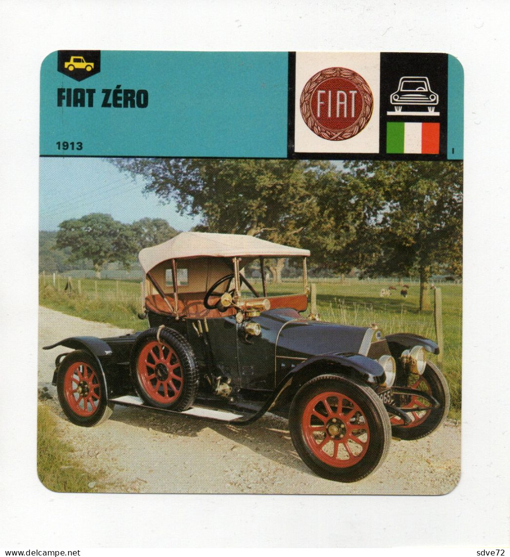 FICHE AUTOMOBILE - FIAT ZERO - KFZ