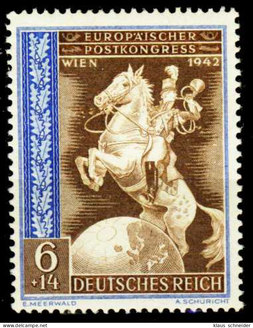 3. REICH 1942 Nr 821 Postfrisch S616D96 - Neufs