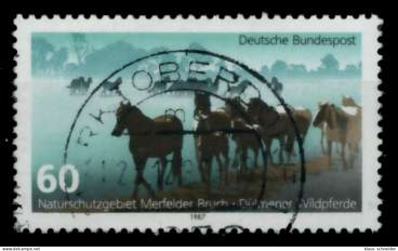BRD BUND 1987 Nr 1328 Zentrisch Gestempelt X8A71FE - Used Stamps