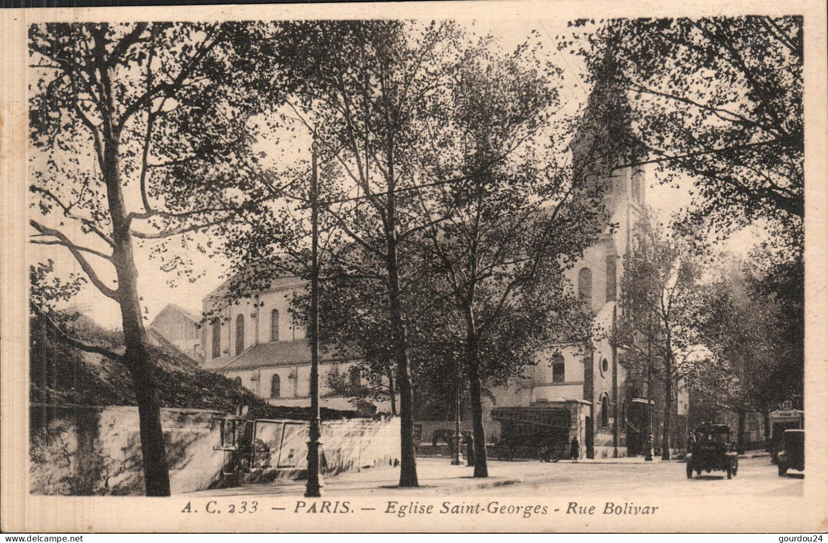 PARIS - Eglise Saint-Georges - Rue Bolivar - Arrondissement: 19