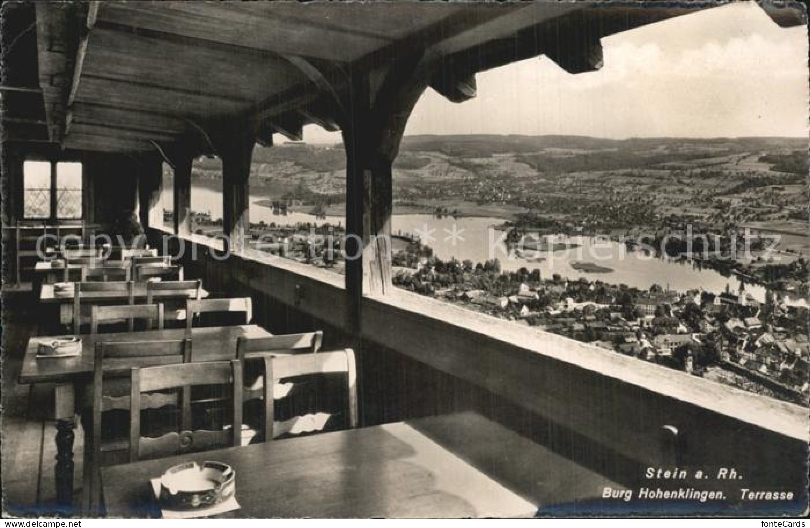 12475281 Stein AG Burg Hohenklingen Terrasse Stein AG - Sonstige & Ohne Zuordnung