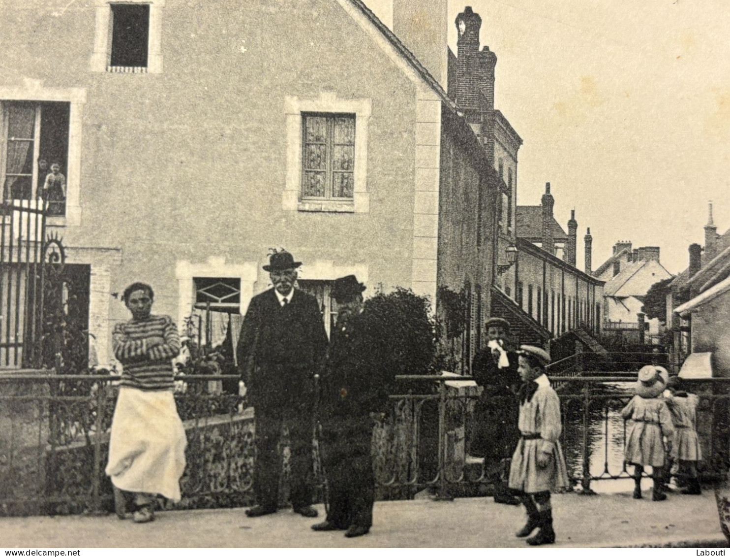 Chatillon-Coligny Loiret Pont-Neuf Unbras Du Loing Voyagé Vers Viet-nam Tonkin 1910 - Chatillon Coligny