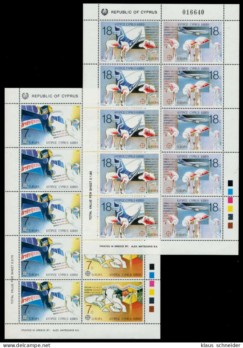 ZYPERN Nr 695KB-698KB Postfrisch KLEINBG S039B36 - Unused Stamps