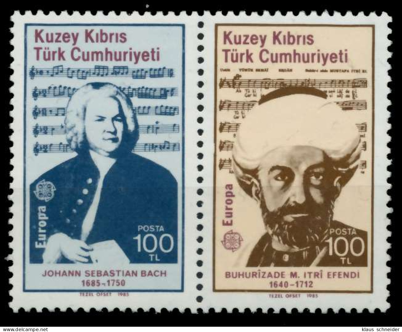 TÜRKISCH-ZYPERN ZUSAMMENDRUCKE Nr 168 Und 169 Postfrisch WA X922682 - Neufs