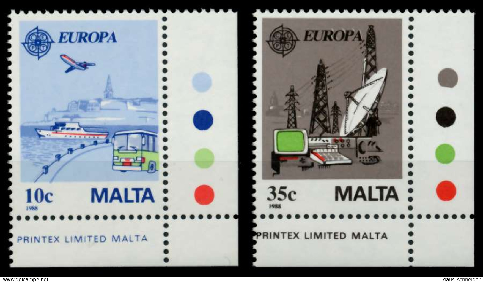 MALTA Nr 794-795 Postfrisch ECKE-URE X925482 - Malte