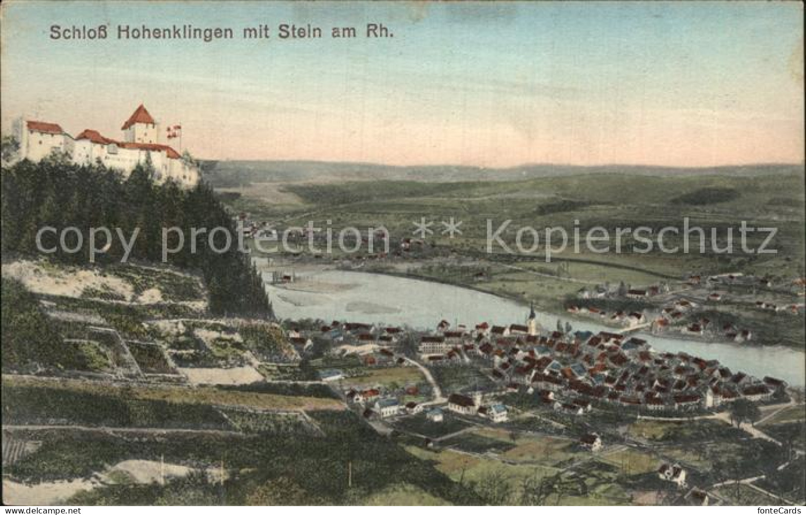 12475231 Stein Rhein Mit Schloss Hohenklingen Stein Am Rhein - Autres & Non Classés