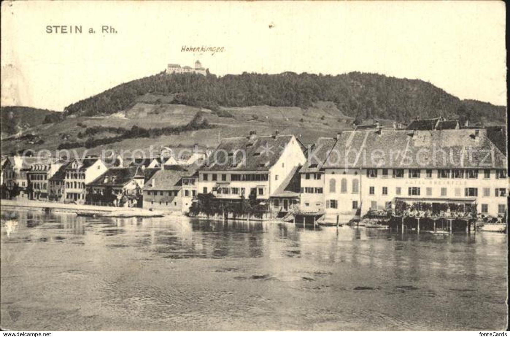 12475200 Stein Rhein Rheinpartie Mit Schloss Hohenklingen Stein Am Rhein - Autres & Non Classés