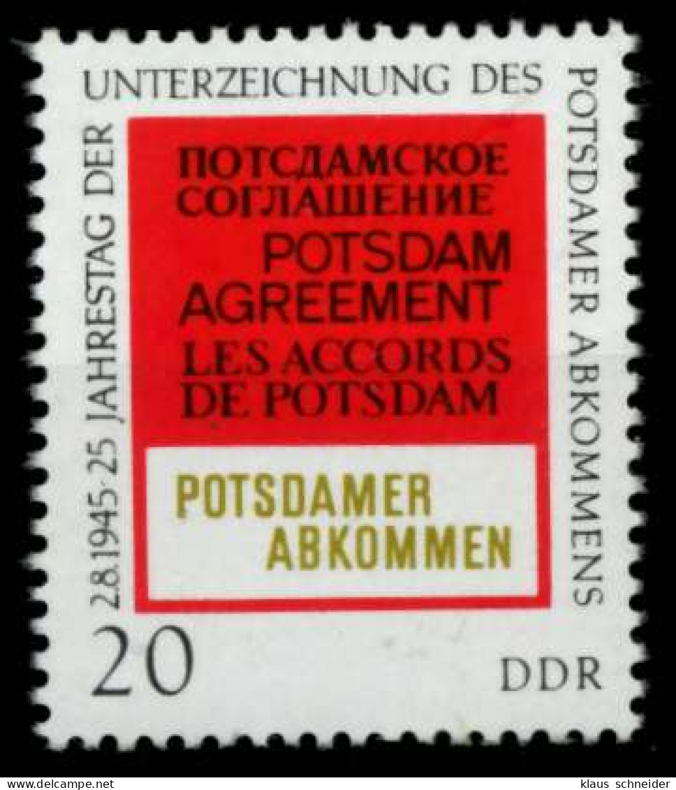 DDR 1970 Nr 1599 Postfrisch S01CFE6 - Ungebraucht