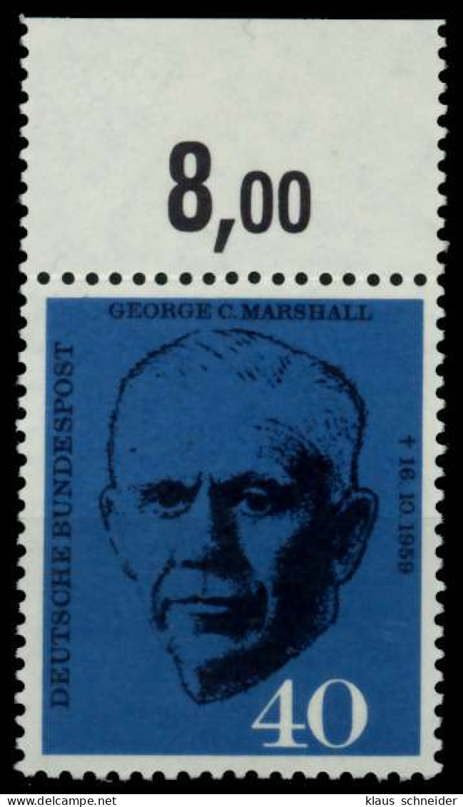 BRD BUND 1960 Nr 344 Postfrisch ORA X95CEAA - Unused Stamps