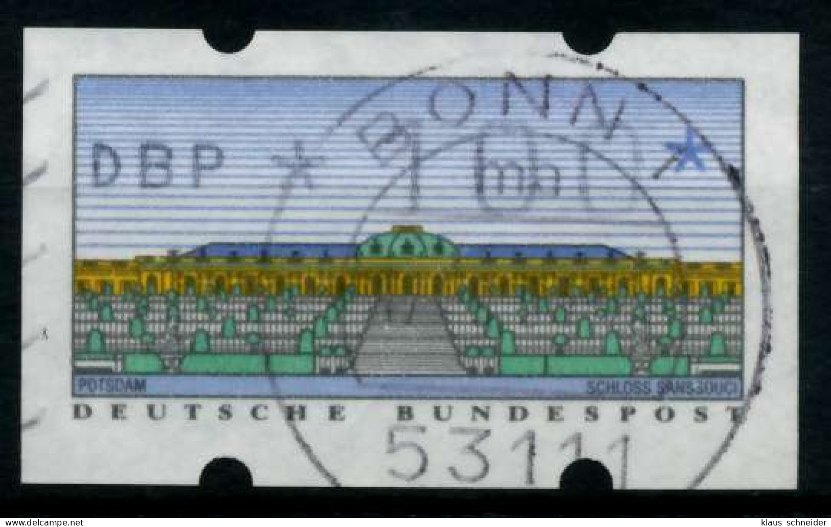 BRD ATM 1993 Nr 2-1.1-0100 Gestempelt X96DDDE - Timbres De Distributeurs [ATM]