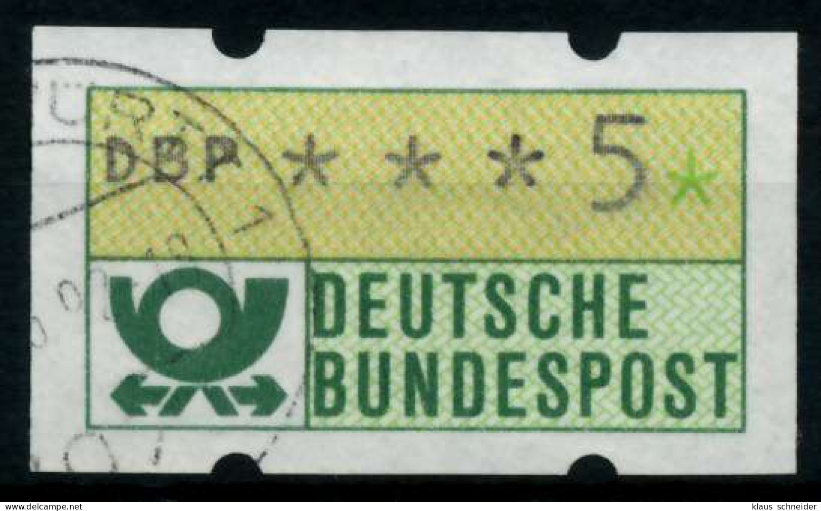 BRD ATM 1981 Nr 1-1-005 Gestempelt X9703BA - Machine Labels [ATM]