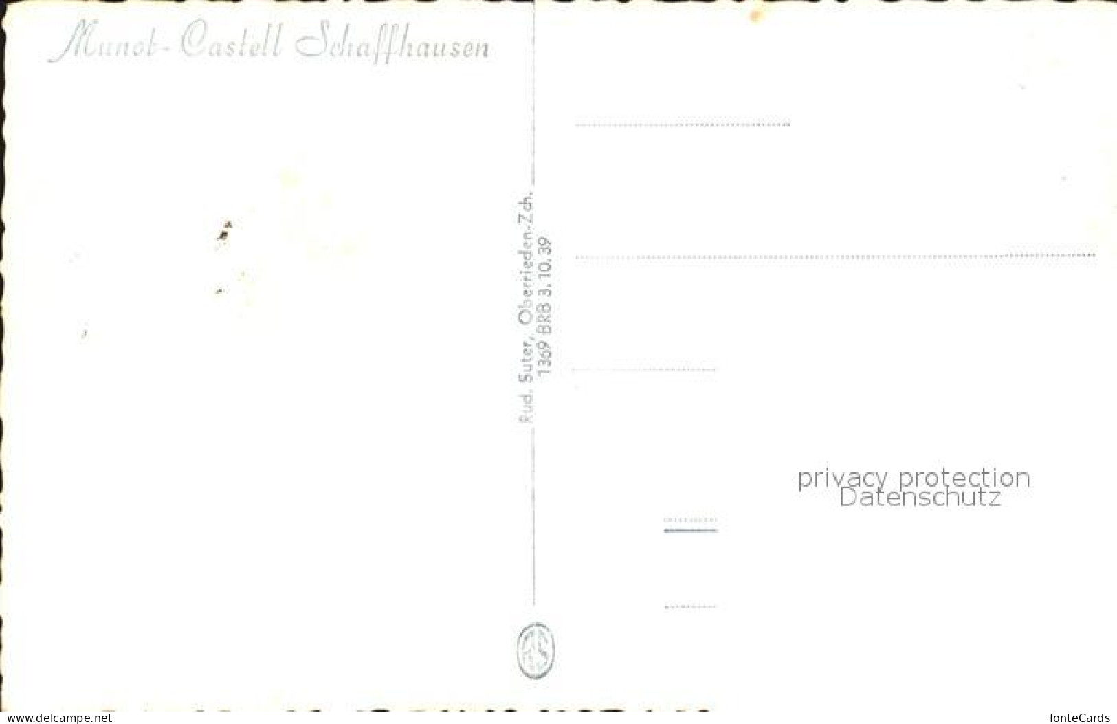 12475152 Schaffhausen SH Munot Castell Schaffhausen - Altri & Non Classificati