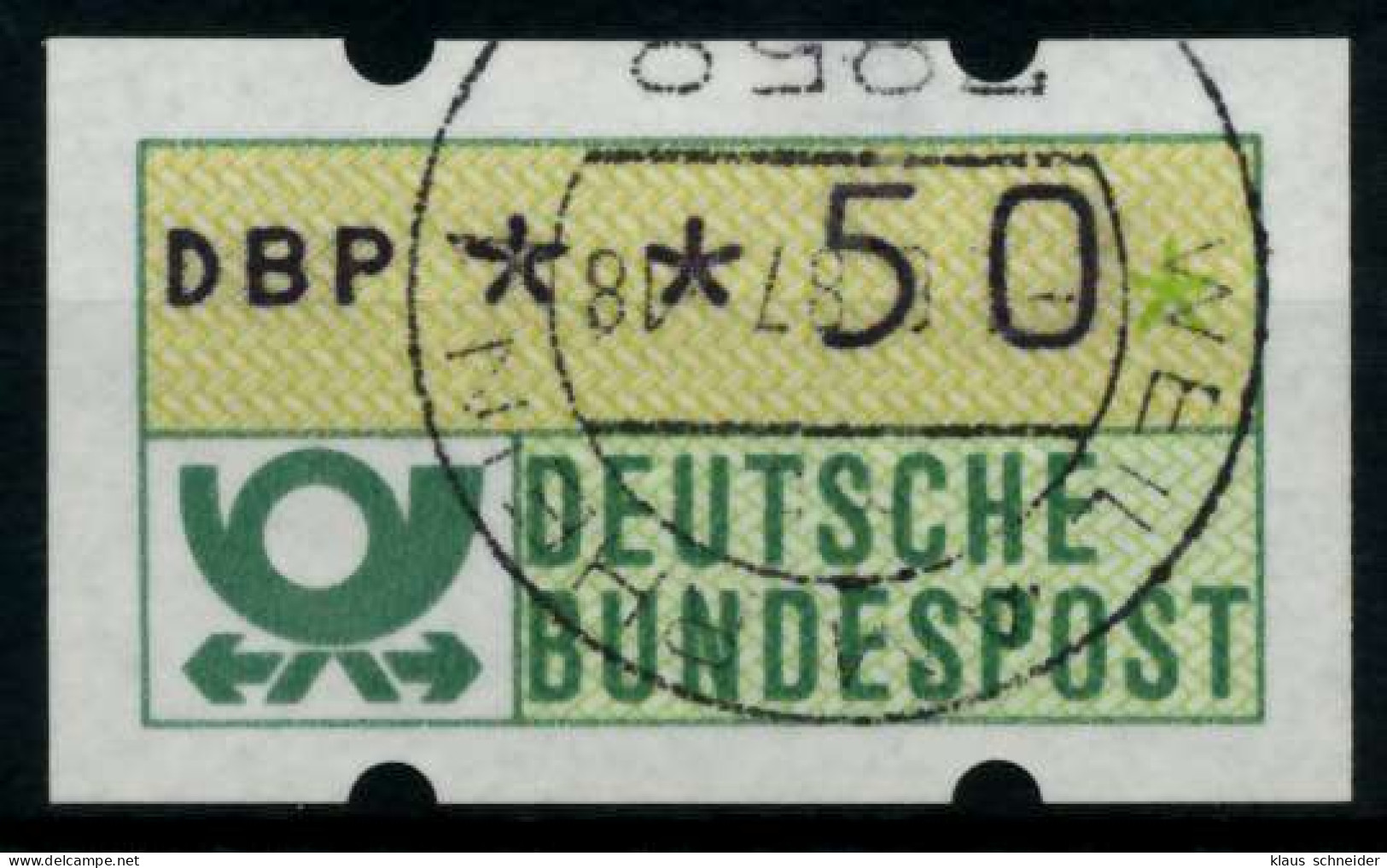 BRD ATM 1981 Nr 1-1-050 Gestempelt X970222 - Timbres De Distributeurs [ATM]