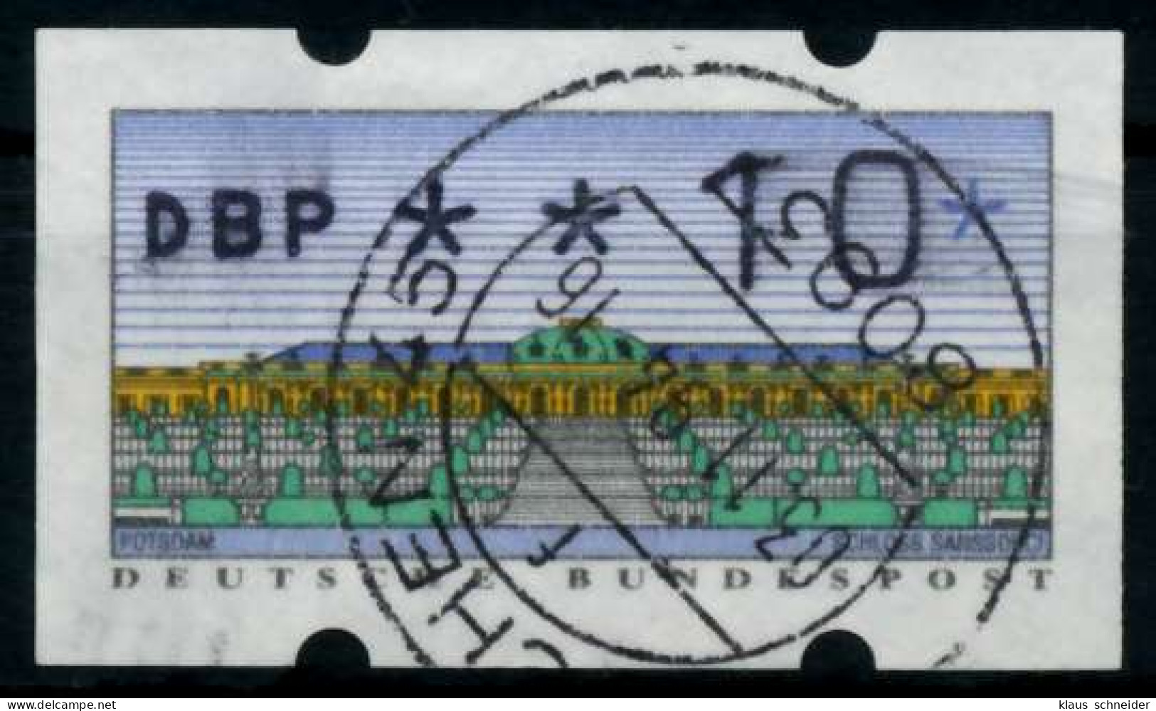 BRD ATM 1993 Nr 2-1.1-0010 Gestempelt X974536 - Automatenmarken [ATM]
