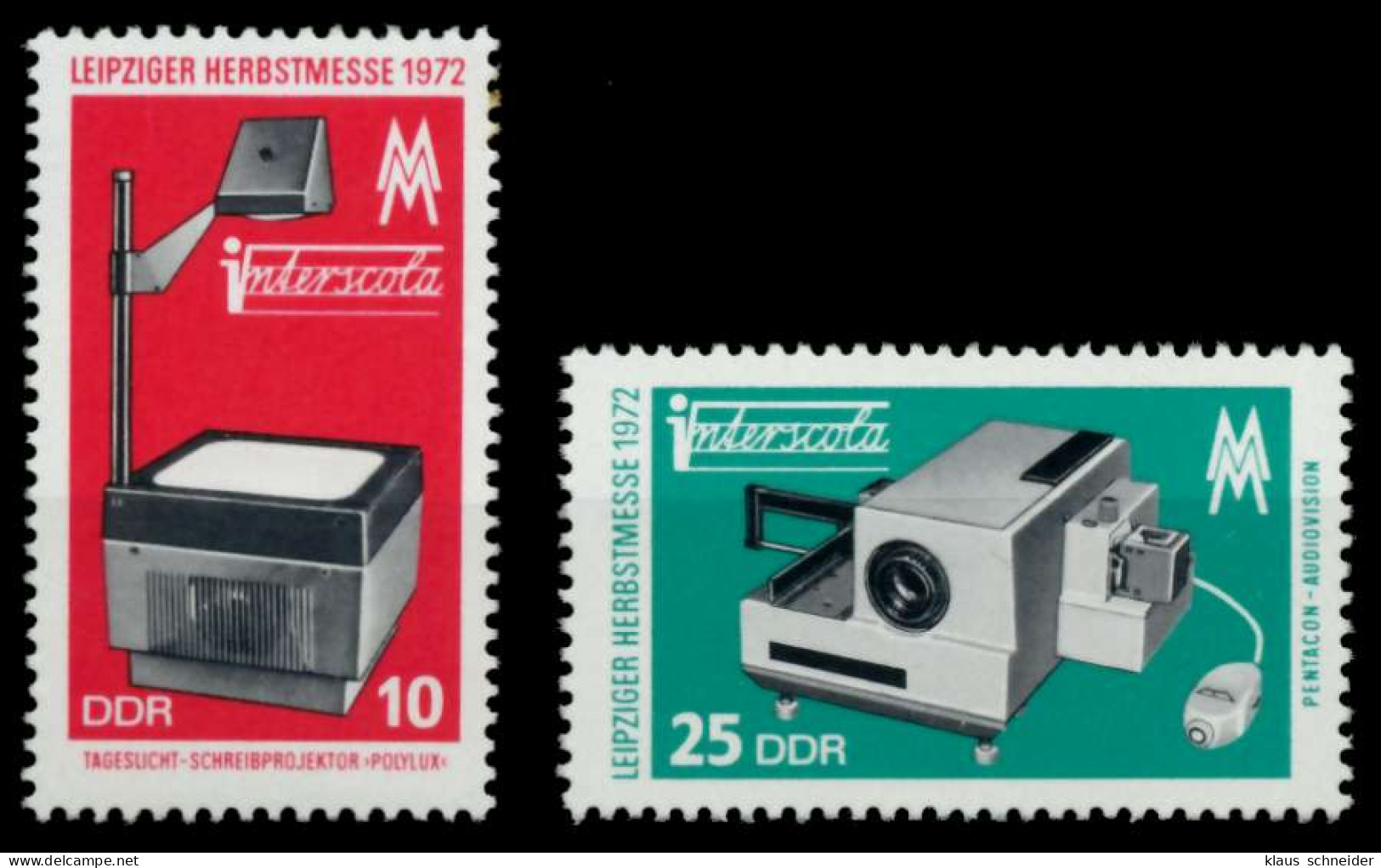 DDR 1972 Nr 1782-1783 Postfrisch S04D0E6 - Unused Stamps