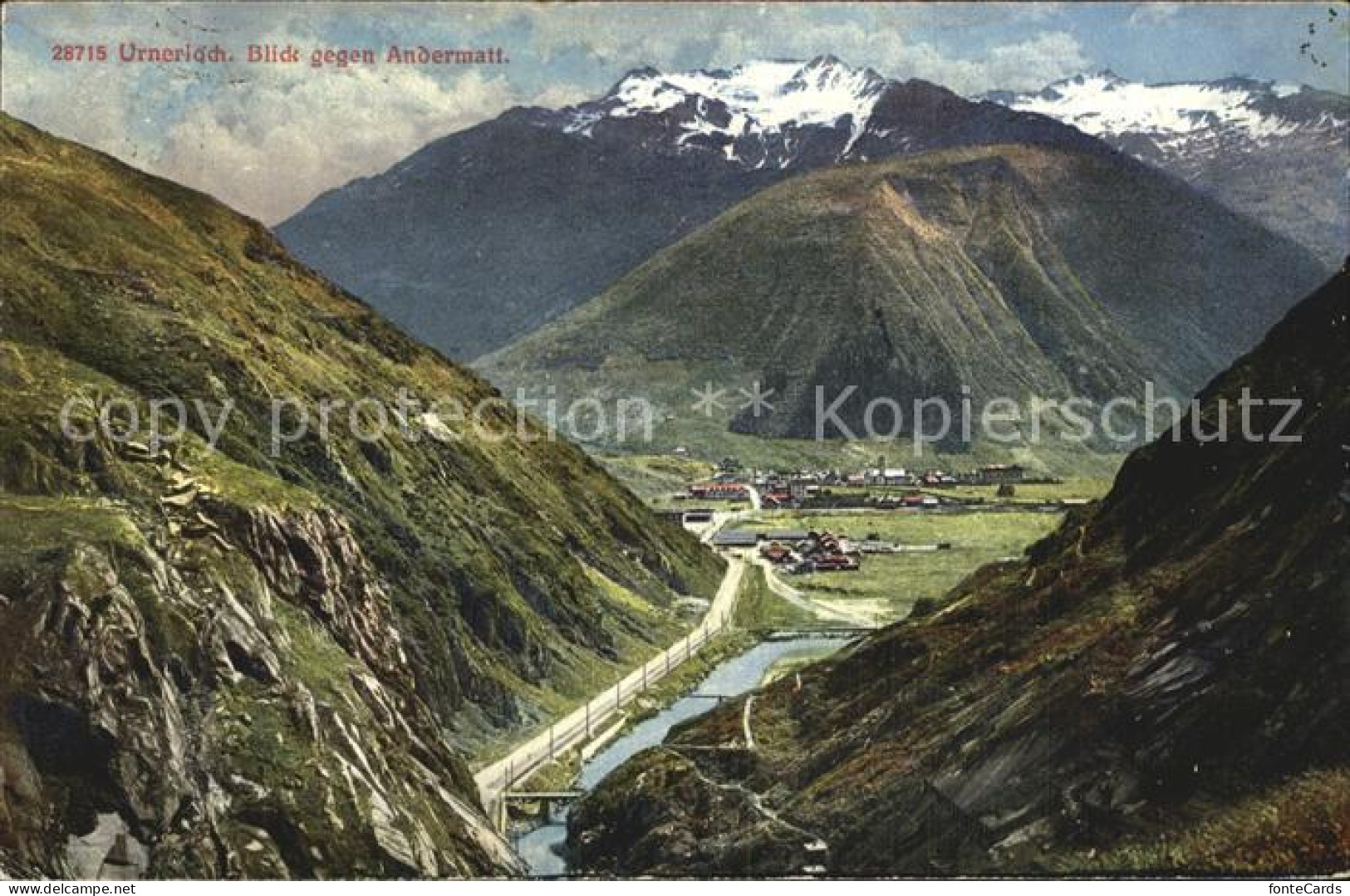 12475111 Andermatt Mit Urnerloch Andermatt - Autres & Non Classés