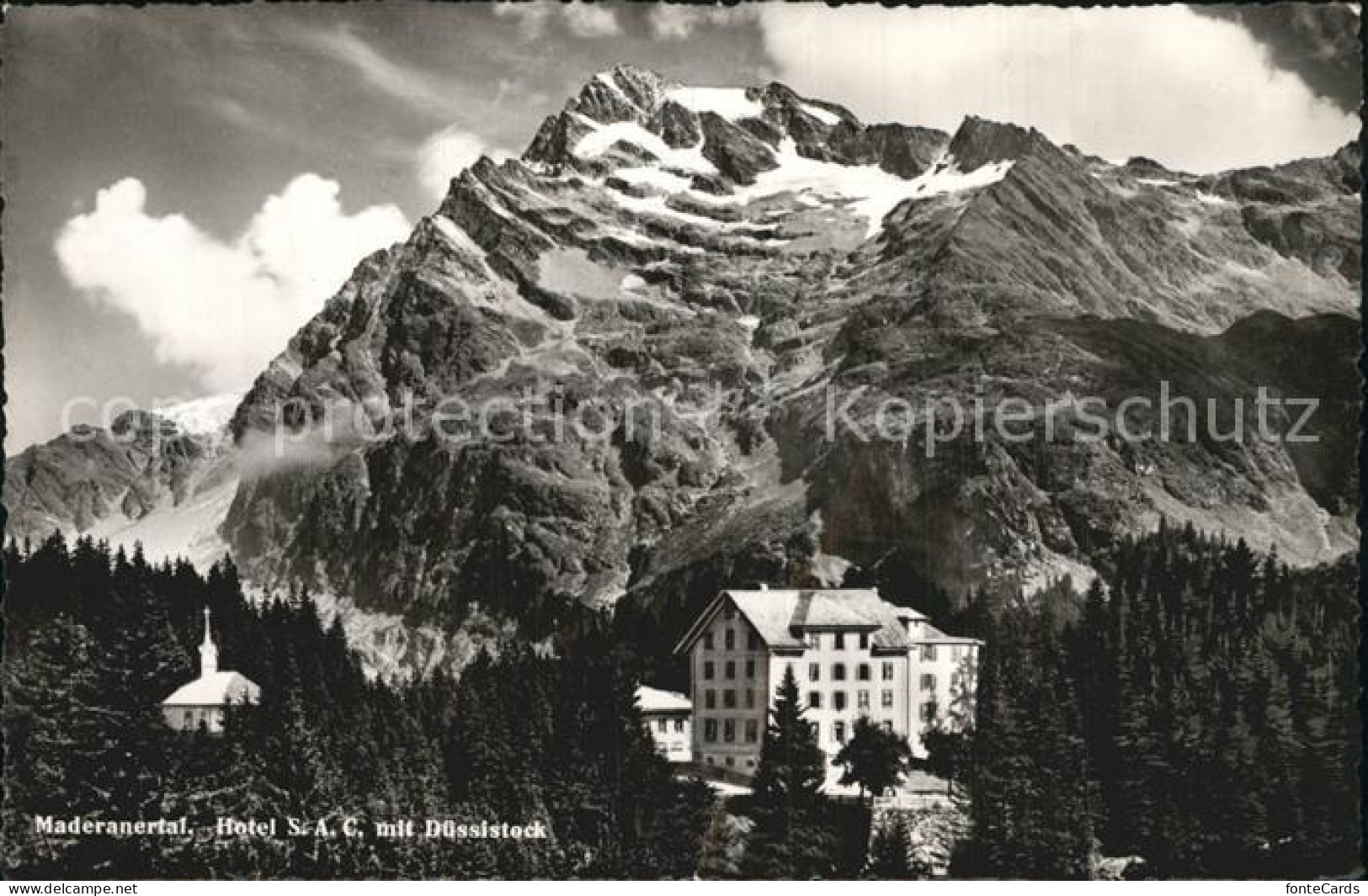 12475091 Maderanertal Hotel S.A.C. Mit Duessistock Maderanertal - Andere & Zonder Classificatie