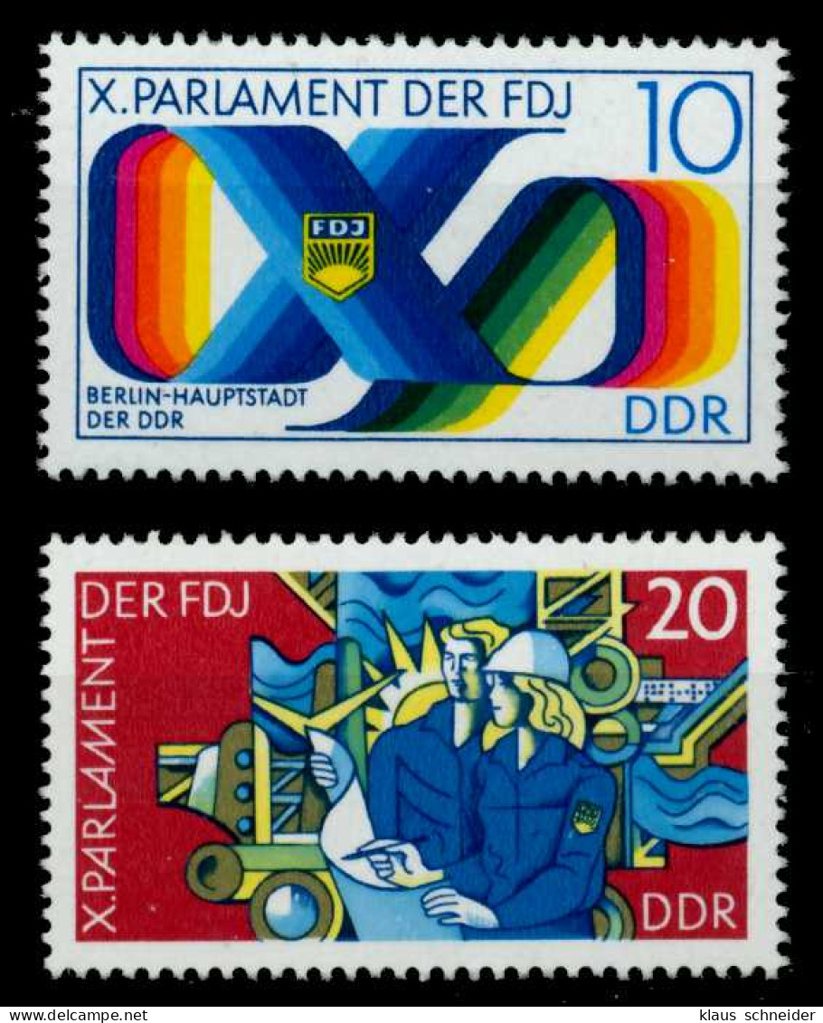 DDR 1976 Nr 2133-2134 Postfrisch S0B64CE - Ungebraucht