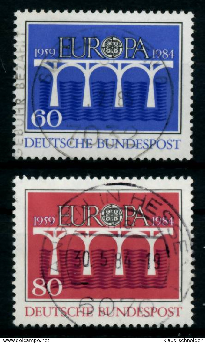 BRD BUND 1984 Nr 1210-1211 Zentrisch Gestempelt X6A64BA - Used Stamps