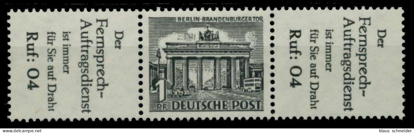 BERLIN ZUSAMMENDRUCK Nr W34 Postfrisch 3ER STR X6BE616 - Zusammendrucke