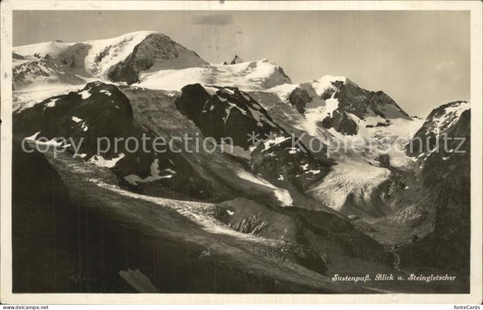 12474451 Sustenpass Mit Steingletscher Sustenpass - Andere & Zonder Classificatie