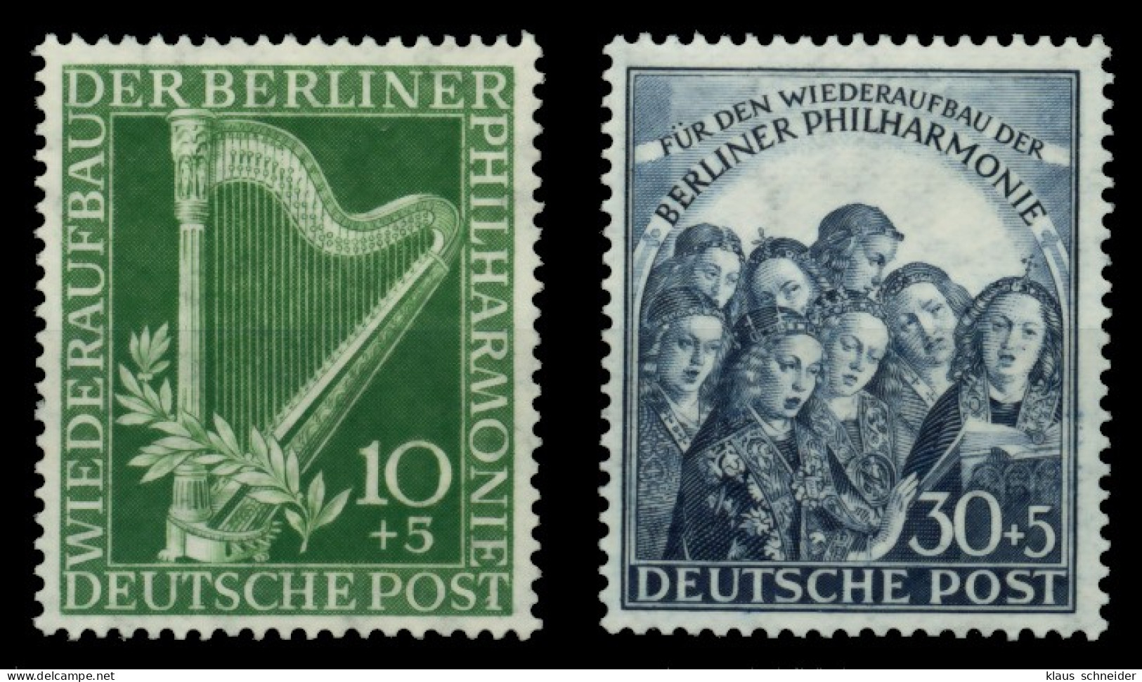 BERLIN 1950 Nr 72-73 Postfrisch X6E0EEA - Unused Stamps