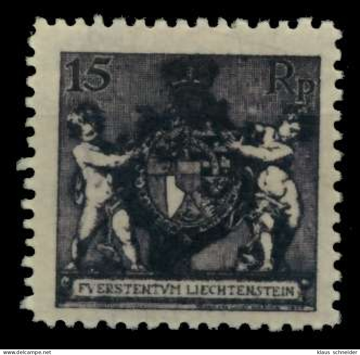 LIECHTENSTEIN 1921 Nr 52B Ungebraucht X6F6FBE - Ungebraucht