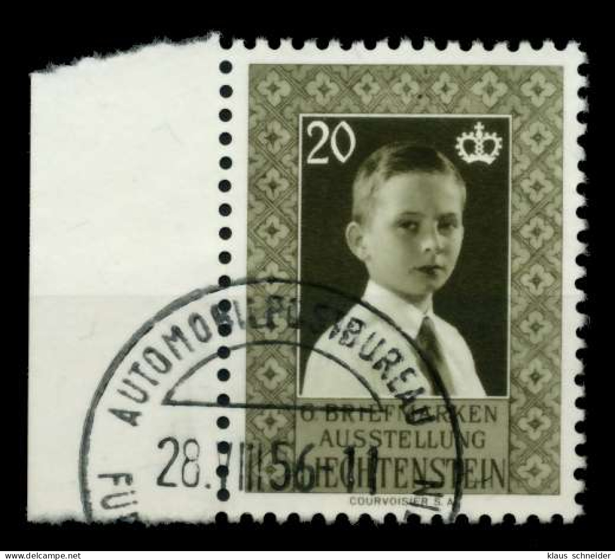 LIECHTENSTEIN 1956 Nr 352 Gestempelt X700176 - Gebraucht