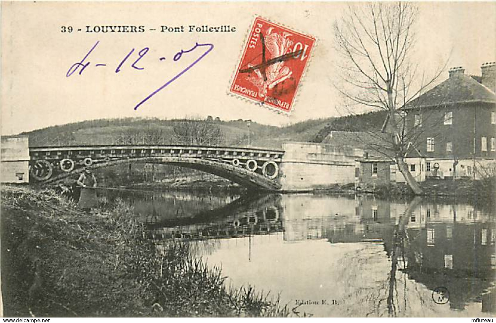 27* LOUVIERS   Pont Folleville          MA90,0586 - Louviers