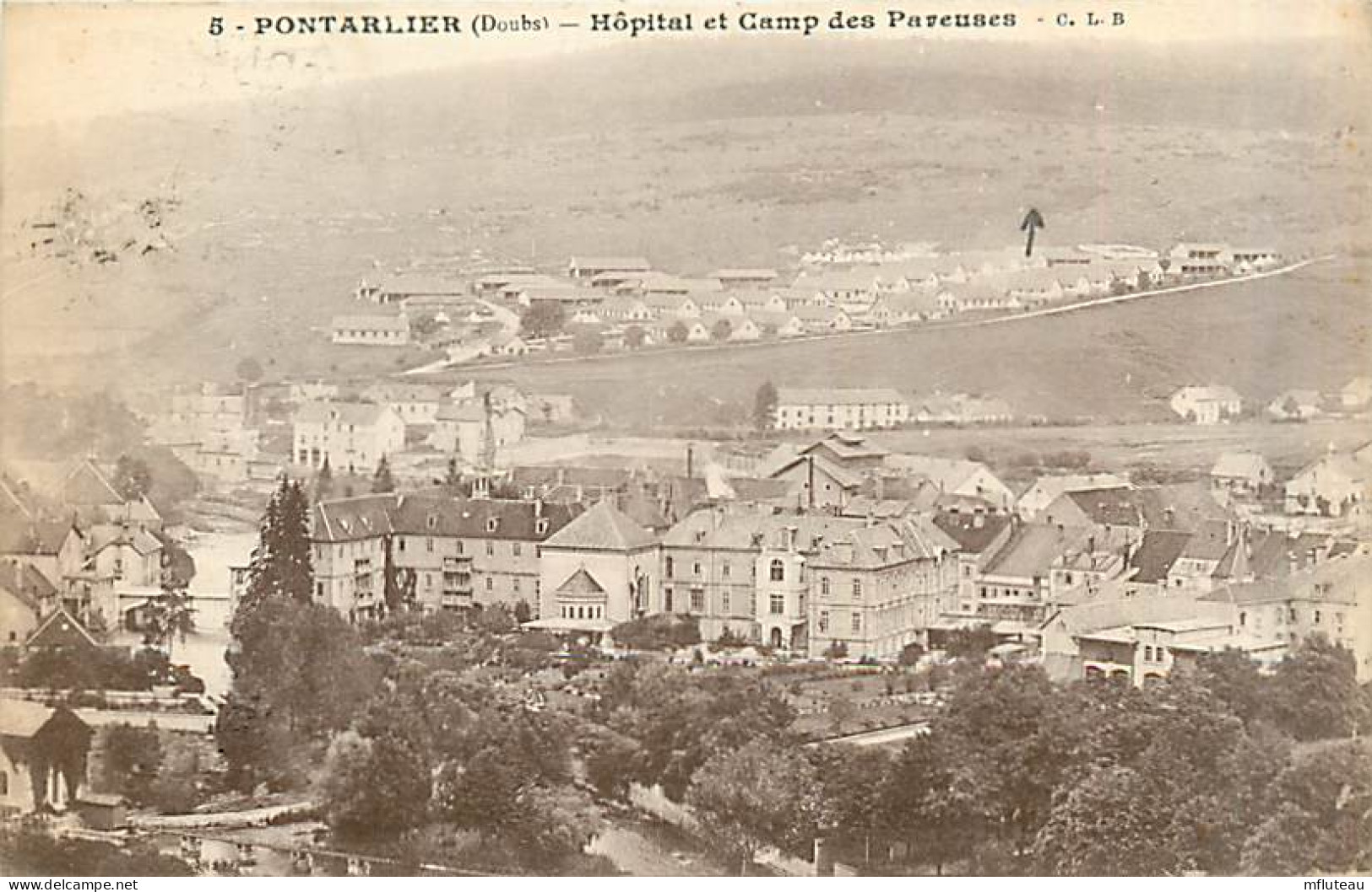 25* PONTARLIER Hopital- Camp Des Pareuses          MA90,0507 - Pontarlier