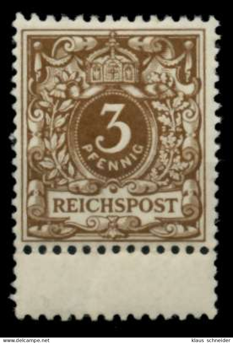 D-REICH KRONE ADLER Nr 45e Postfrisch Gepr. X72706E - Ungebraucht