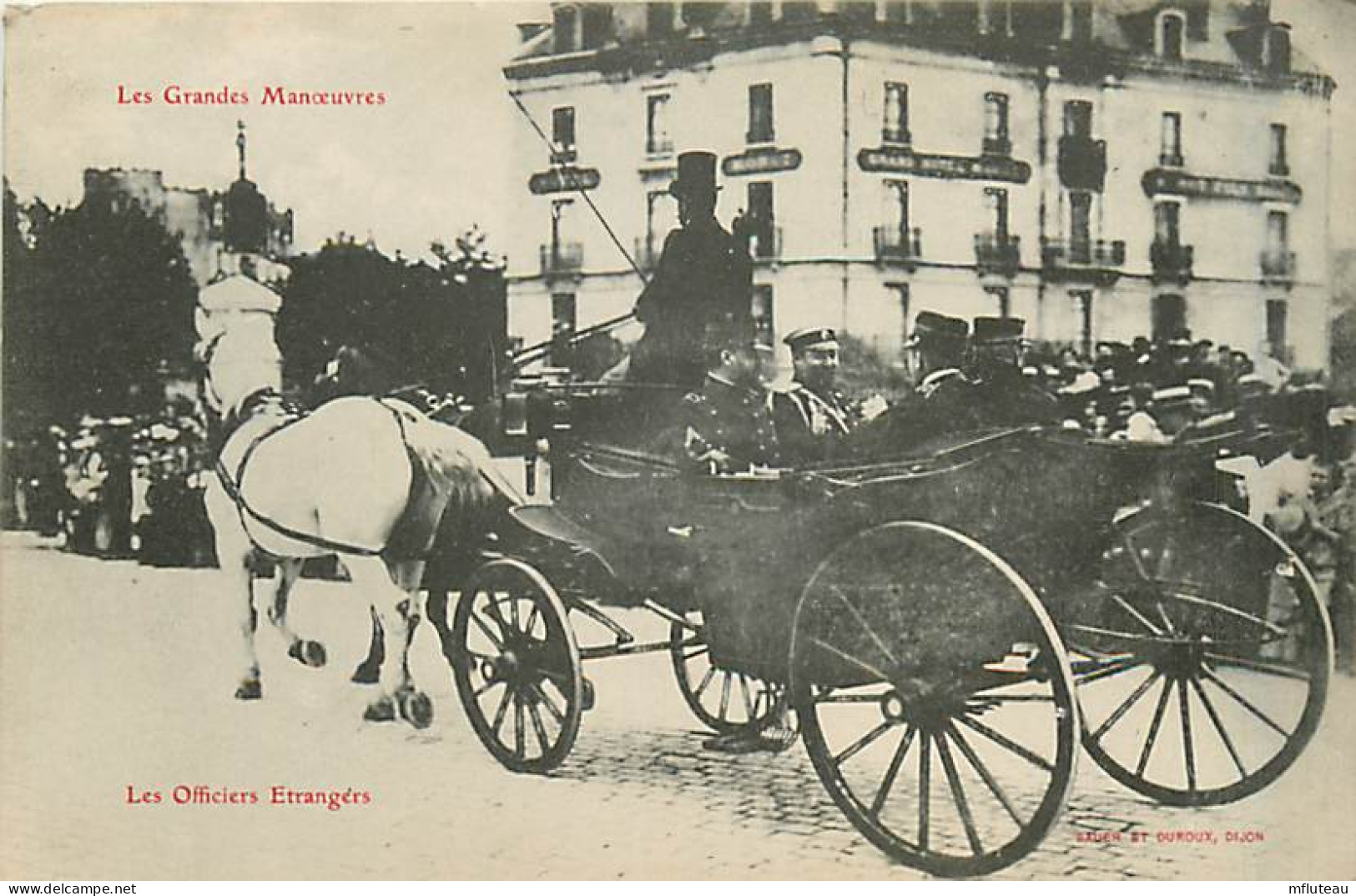 21* DIJON Manuvres  Officier Etrangers           MA90,0099 - Dijon