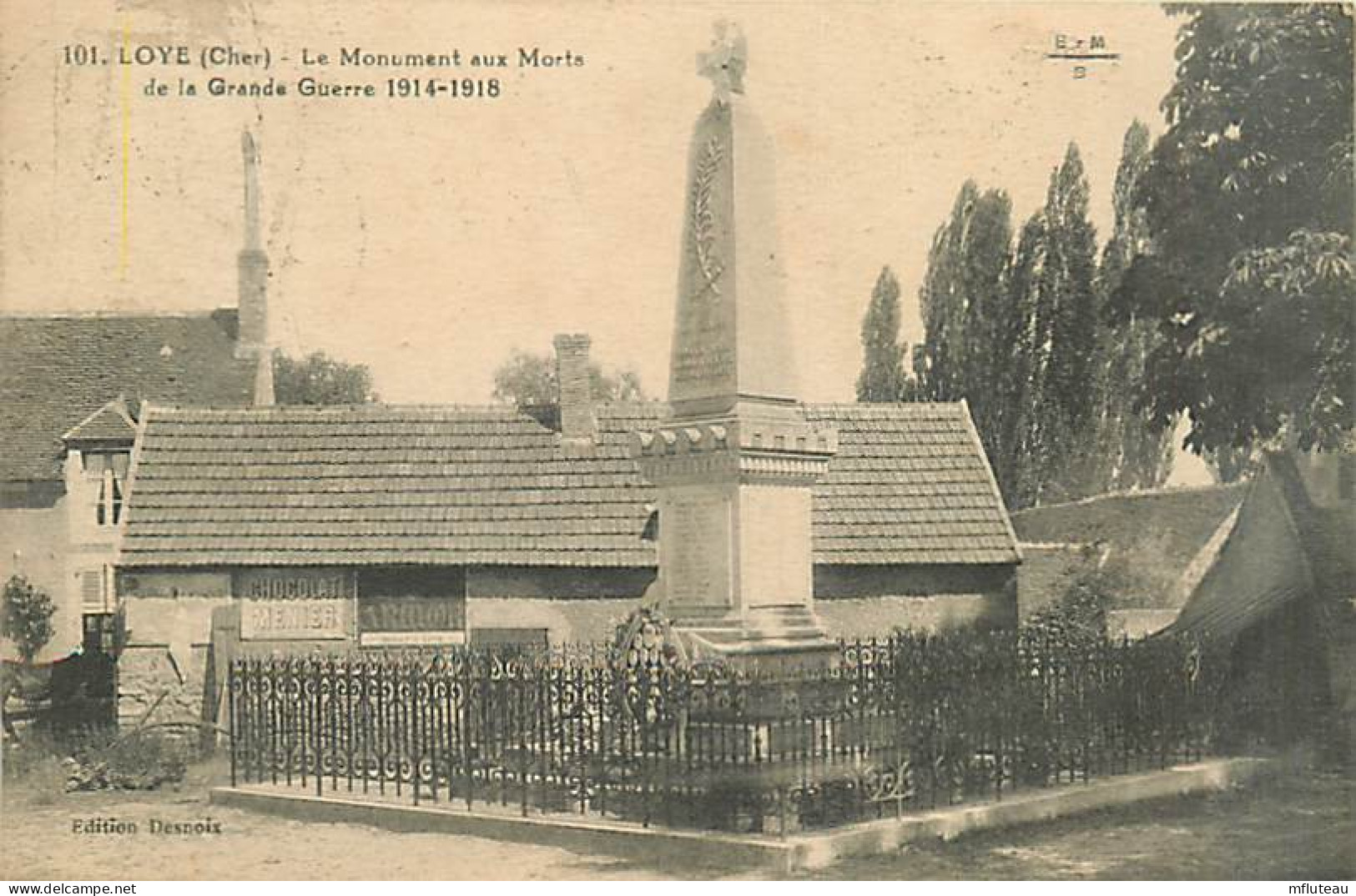 18* LOYE  Monument Aux Morts          MA90,0026 - Sonstige & Ohne Zuordnung